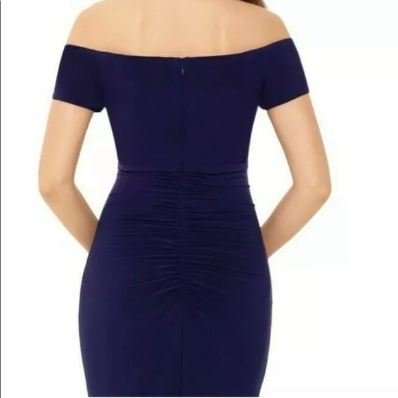 𝅺xscape Off the Shoulder Sheath Dress NWT Size 8 - Picture 7 of 13